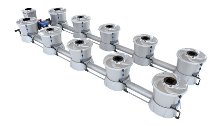 Alien Hydroponics V-System für 10 Pflanzen