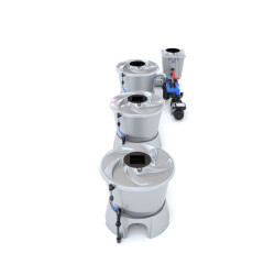 Alien Hydroponics V-System für 3 Pflanzen