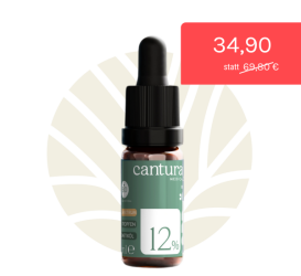 Cantura AKTIV 12 | CBD-Mund-Öl 10 ml
