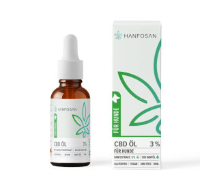 CBD Premium Öl für Hunde 3 % · 10 ml