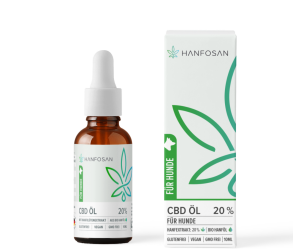 CBD Premium Öl für Hunde 20 % · 10 ml