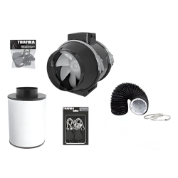 Trafika Lüfter + Aktivkohlefilter - 150mm/690m3h