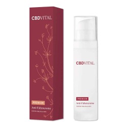 CBD VITAL Premium Anti-Faltencreme mit 125 mg CBD