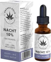 Nacht CBD Öl 10% - Grünes Gold