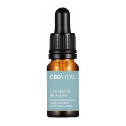 CBD Vital Katze - BIO Hanföl Tropfen CBD für Katzen 10ml / 20ml - 20 ml