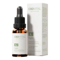 CBD VITAL Schlaftropfen CBD Ursprung NIGHT mit Melatonin