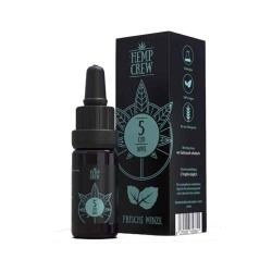 HempCrew CBD Öl 5 % 10ml - Aroma Hanf Lavendel Minze Zitrone Vanille - Frische Minze