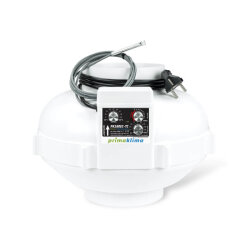 PK160EC-TC Ventilator, mit integrierter Temperatur- und Drehzahlsteuerung, 1180 m³/h, 160mm Anschlussdurchmesser