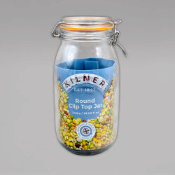 Kilner Weckglas, mit Bügelverschluss und Gummidichtung, 2L
