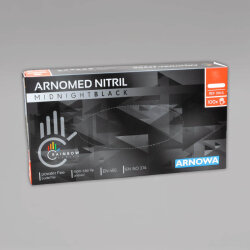 Nitril Handschuhe, schwarz, S