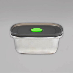 Vakuum-Aufbewahrungsdose, Edelstahl, 250 ml