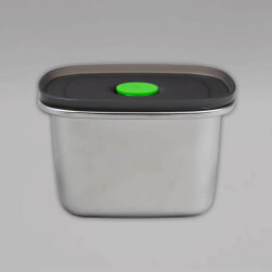 Vakuum-Aufbewahrungsdose, Edelstahl, 450 ml