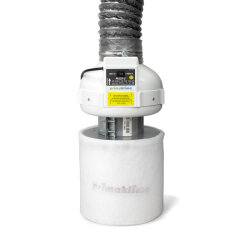 Prima Klima Premium Abluftset, 220/400 m³/h, 125mm, Lüfter mit Stufenschalter, PKVS-125-2 Set
