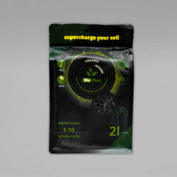 Biochar + Microbes, Bodenverbesserer mit Pflanzenkohle und Mykorrhiza