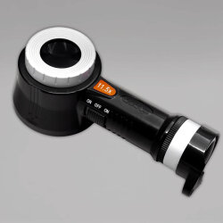 Carson MeasureLoupe, 11,5x, LED/UV Messlupe