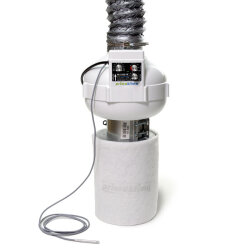Prima Klima Premium Abluftset, 580 m³/h, 100mm, EC-Motor, temperaturgesteuerter Lüfter, PKVS-100EC-TC Set