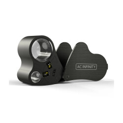 AC Infinity Taschenlupe mit 2 Linsen und LED-Licht
