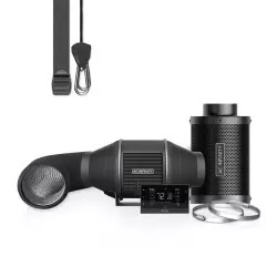 AC Infinity Cloudline Abluftset Pro T4 AI+ | silent | EC | 350³/h | 100mm | bis 120x60 cm