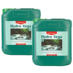 Canna Hydro Vega A+B (Hartes Wasser) Wachstumsdünger 5 L