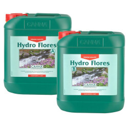 Canna Hydro Flores A+B (Hartes Wasser) Blütedünger 5 L