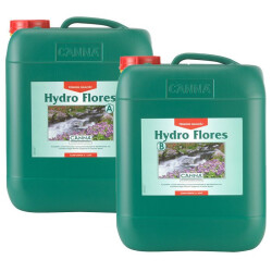 Canna Hydro Flores A+B (Hartes Wasser) Blütedünger 10 L