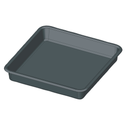 Kunststoff-Topfuntersetzer quadratisch 34x34
