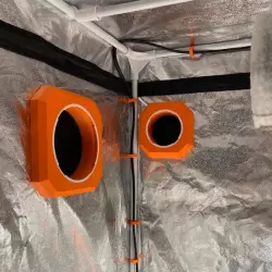 Plant Technology modulare Zuluftfilter Einlass mit Filter 200mm x 200mm