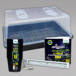 Romberg Basic Starter Box, Zimmergewächshaus Set mit LED-Beleuchtung