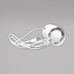 Axiallüfter, verkabelt, 105 m³/h, 100mm Anschluss