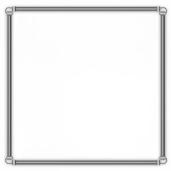 AC Infinity Grow-Zelt-Verstärkungs- und Montagestangen, 150 x 150 cm