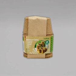 romberg Classic Anzuchttöpfe, torffrei, biologisch abbaubar 26 Stück, 6cm Durchmesser