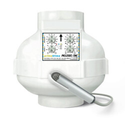 Prima Klima PK125EC-THC 0-680m³/h Ø125mm