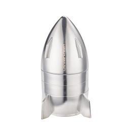 Grinder Pollinator Metal Space Silver