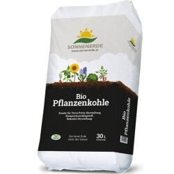 Sonnenerde Bio Pflanzenkohle, 30L