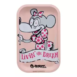 G-Rollz Banksy's Graffiti Livin' the Dream Medium Tray 17.5 x 27.5 cm