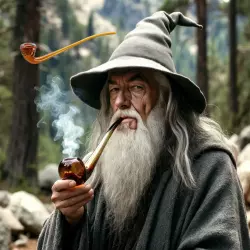 Gandalf mittel amber 30cm