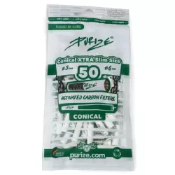 PURIZE Aktivkohlefilter Conical - konisch - 50 Stück