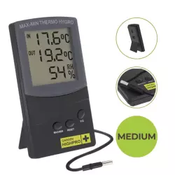 Thermo-Hygrometer digital Medium 2 Messpunkte Garden Highpro