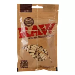 RAW Cellulose Filter Slim - 200 Stück