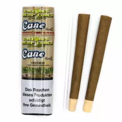 Cyclones Hemp Cones Cane XTRA Slo mit Dank7Tip Pre-Rolled 2 Stück