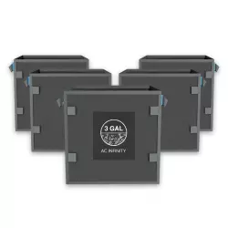 AC Infinity Hochbelastbare quadratische Stofftöpfe 5er-Pack 11L (5 Stück)
