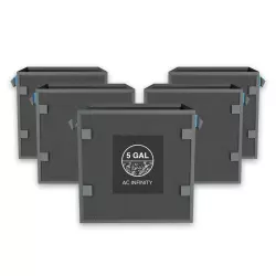 AC Infinity Hochbelastbare quadratische Stofftöpfe 5er-Pack 19L (5 Stück) 