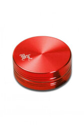 Alu Grinder, rot anodisiert, 2-teilig, 40 mm