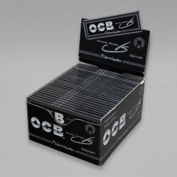 OCB Premium King Size, extra große Longpaper, Box à 50 Heftchen