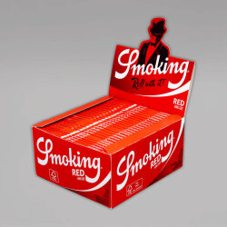 Smoking Red King Size Longpaper, Box à 50 Heftchen