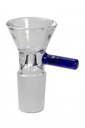 Glaskopf mit Henkel, NS 14, Blau