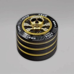 Bling Bling Grinder, 4-teilig, 50 mm, Skull