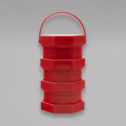 Cookies Storage Jar Regular, 3 Aufbewahrungsdosen, Rot
