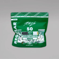 50 PURIZE Regular Size Filter, 9 mm, weiß