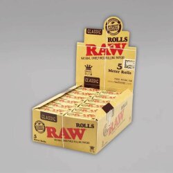 RAW Classic Rolls 5 m Box à 24 Rollen